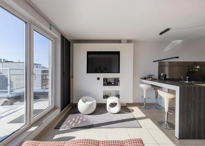 아파트 Penthouse Bij Leopoldpark 오스텐드